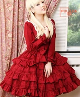 lolita red dress college wind uniforms cosplay sailor suit navy collar soft sister uniforms
