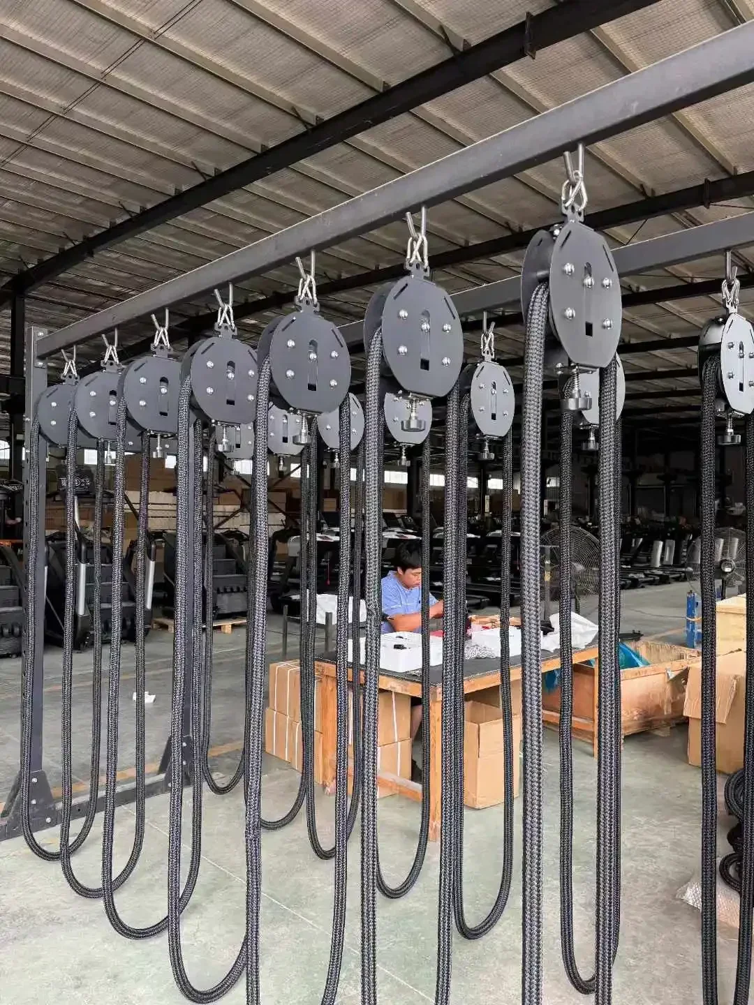 Лучшие дешевые вращающиеся тренажеры для тяги веревки Машины PS05 Jingon Fitness