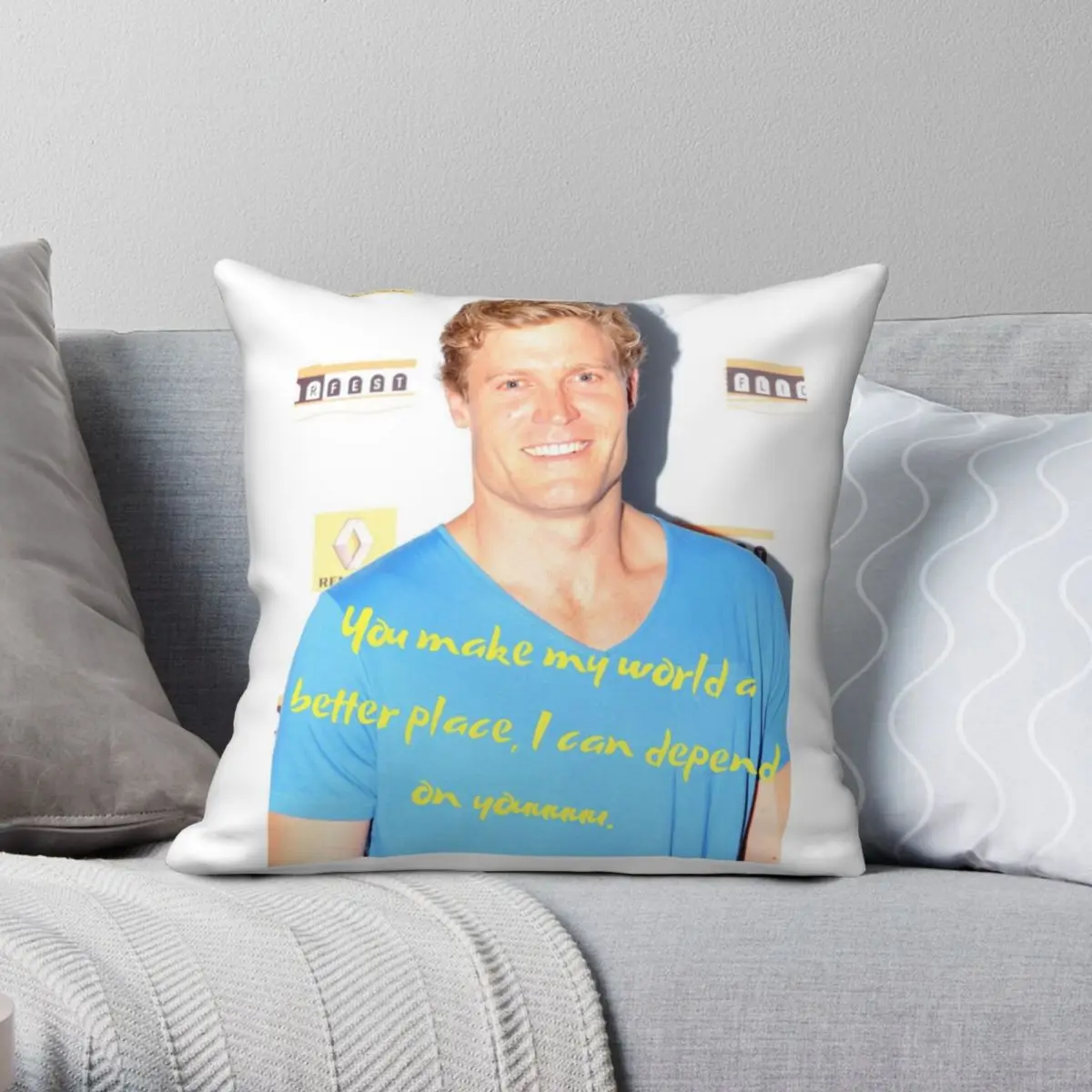 

Dr Chris Brown Bondi Vet Square Pillowcase Polyester Linen Velvet Printed Zip Decorative Home Cushion Case 45x45
