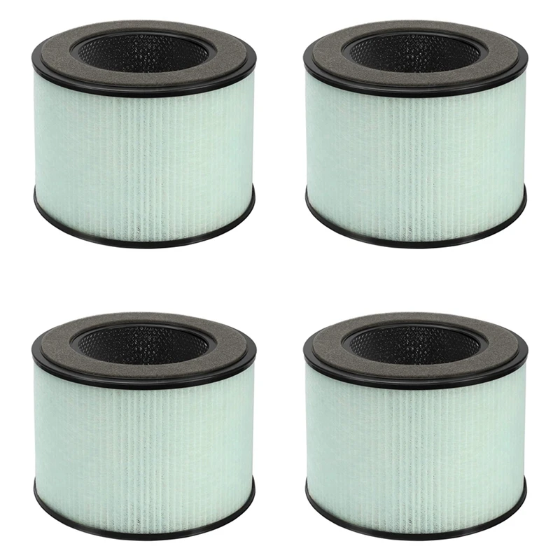 

4X HEPA Filter For PARTU BS-08,3-In-1 Filter System Include Pre-Filter,Real HEPA Filter,Activated Carbon Filter
