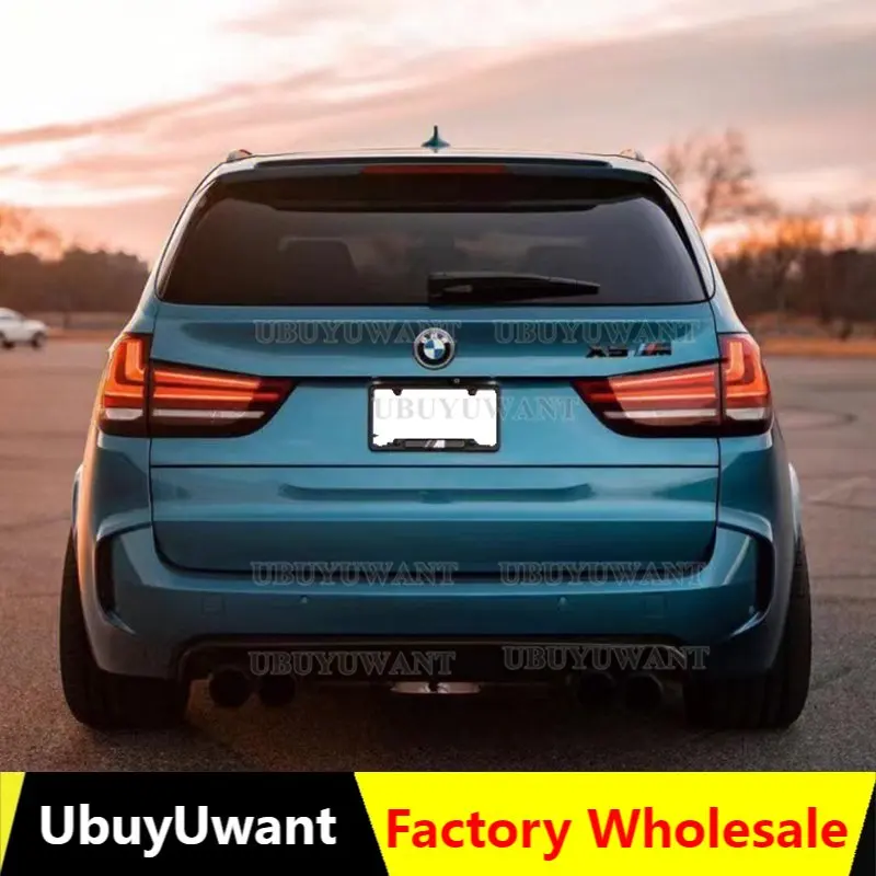 

Стильный спойлер для крыши M-Performance из углеродного волокна для BMW X5 28i 30d 35i XDrive 2014 - 2017 года F15 X5m задний спойлер для багажника