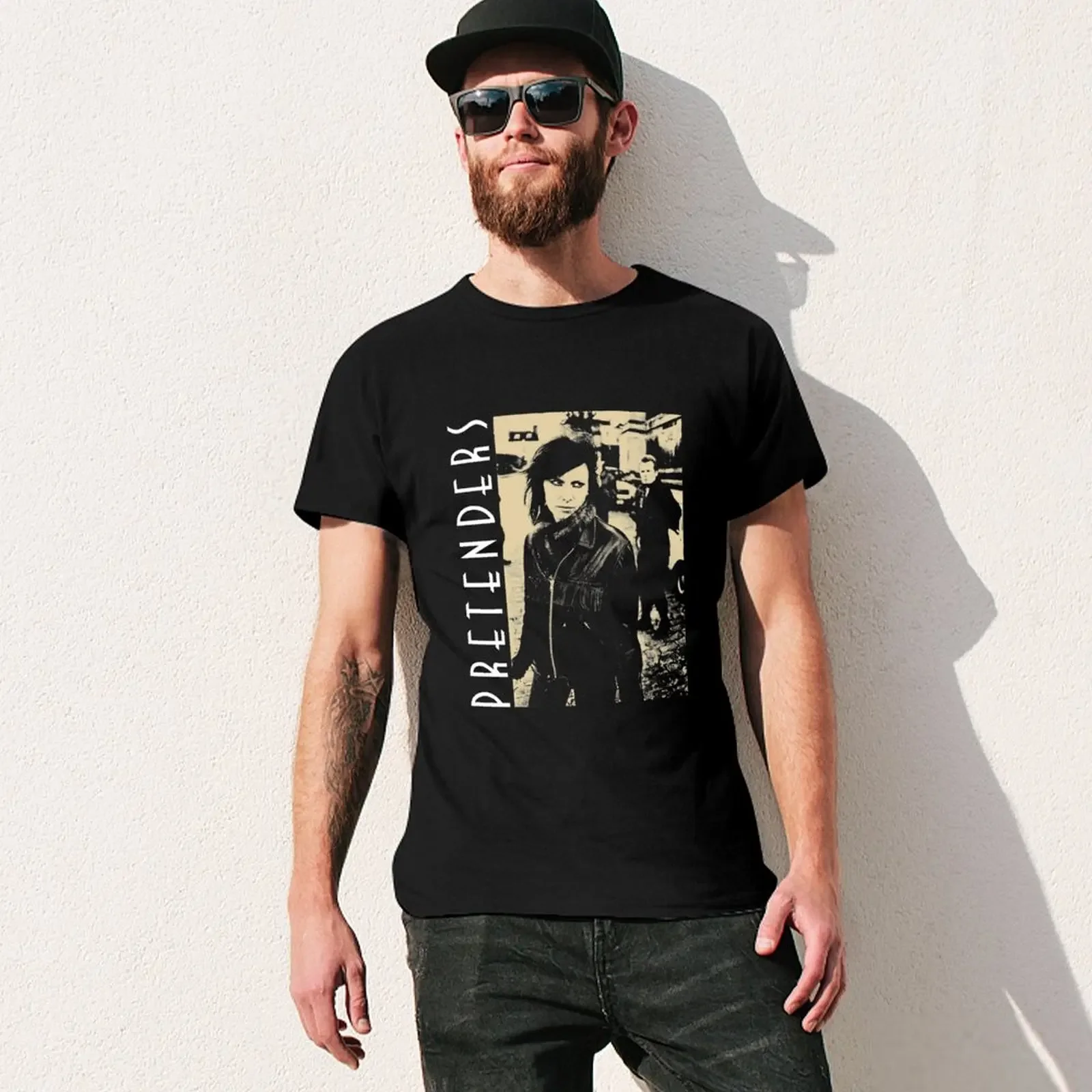 Футболка Pretenders Mengo синяя арховая уличная одежда футболки с рисунком рэпера