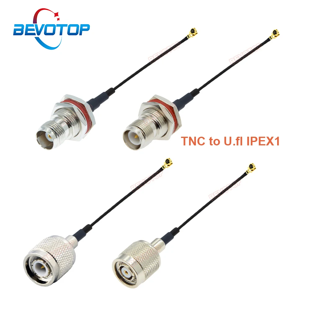 BEVOTOP RP-TNC / TNC Male Female to u.FL IPX IPEX1 Female Connector RF1.13 Пигтейл/провод для антенны Extension Jumper RF коаксиальный кабель