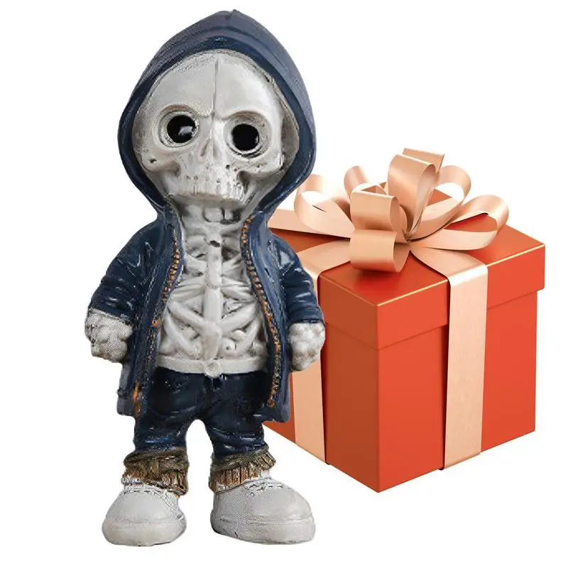 

Skull Statue For Halloween Halloween Skeleton Figurine Doll Portable Collectible Home Decor Figurines Skeleton Halloween