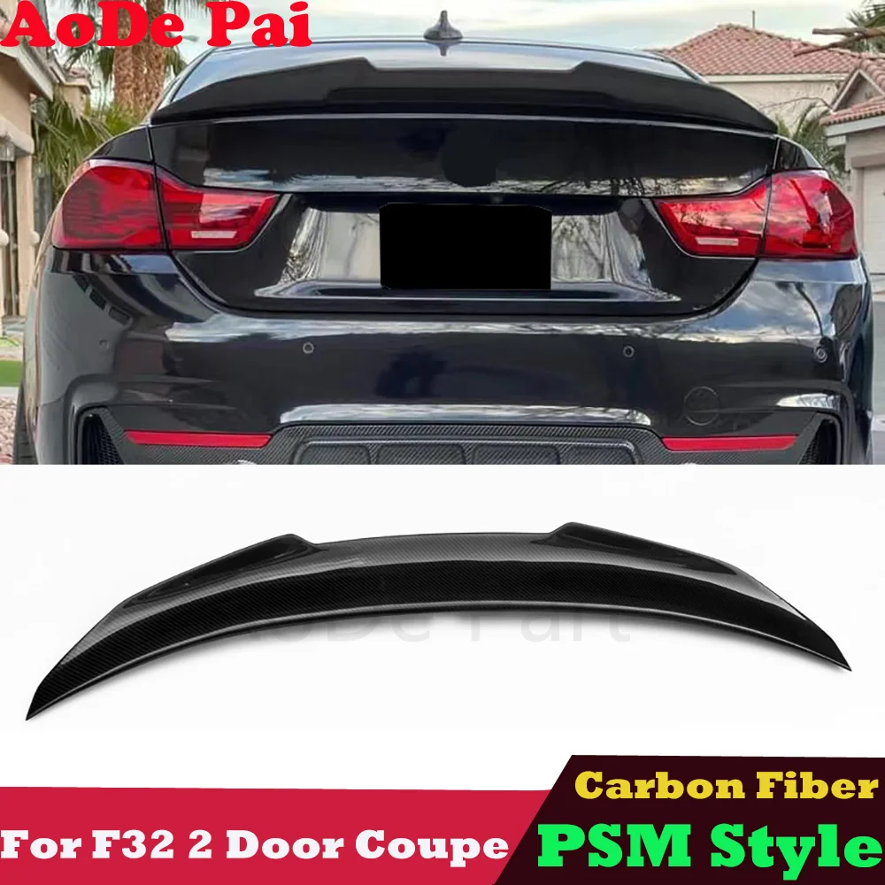 

Highkick F32 PSM Style Spoiler High Quality of Carbon Fiber & FRP Trunk or BMW 4 Series F32 2 Door Coupe 440i 435i 430i 428i