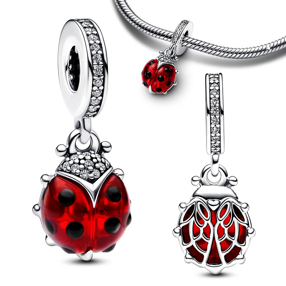 Подвеска в виде божьей коровки