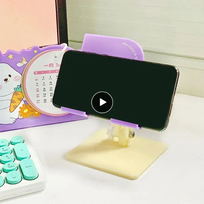 

Portable Adjustable Rotatable Convenient Mobile Phone Simple Desktop Mobile Phone Periphery General Fashion Acrylic Bracket