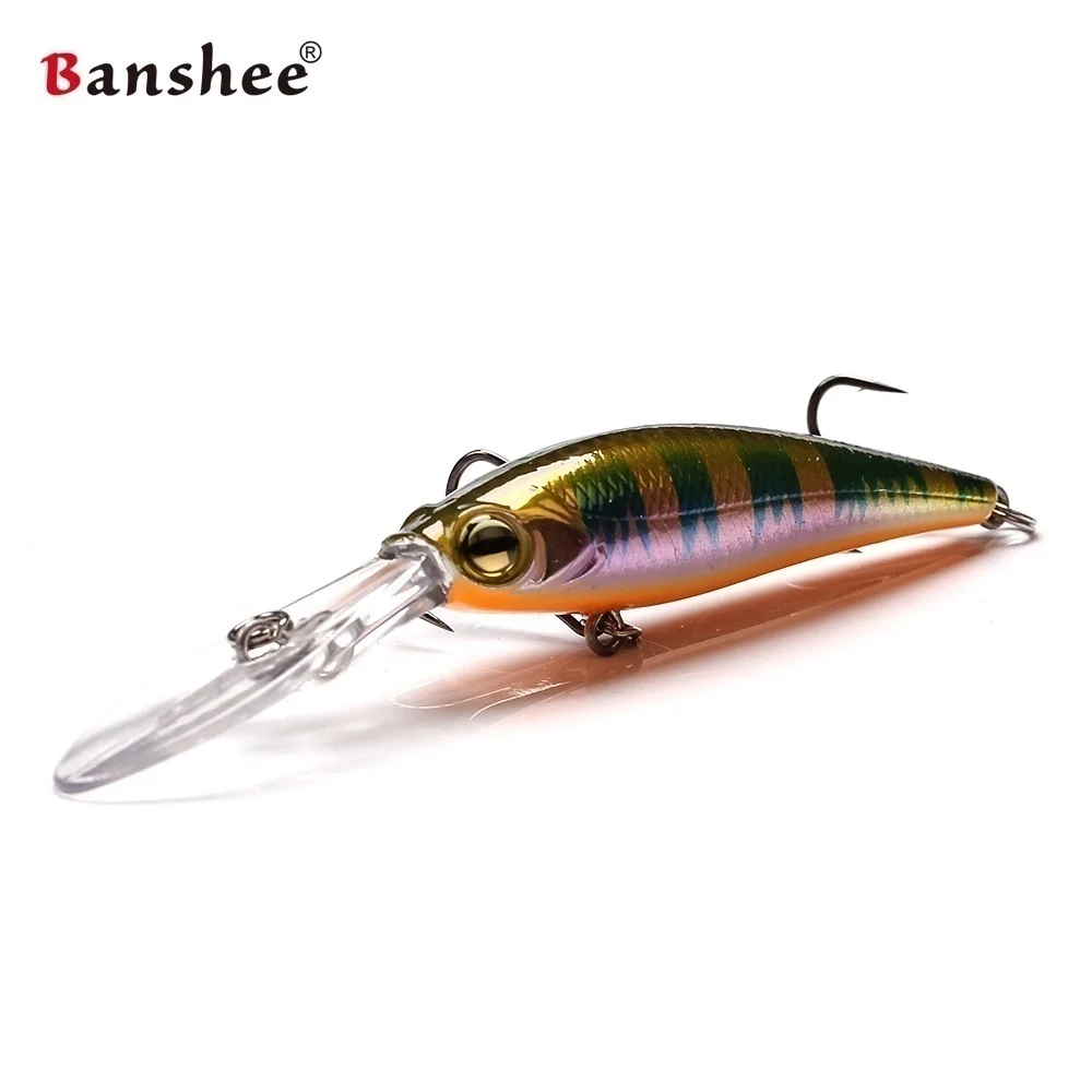 

Banshee 60mm/6g Jerkbait lure Deep Diving Fishing Wobblers Artificial Baits Minnow Lures Pesca jerk bait for Bass Fishing Tackle