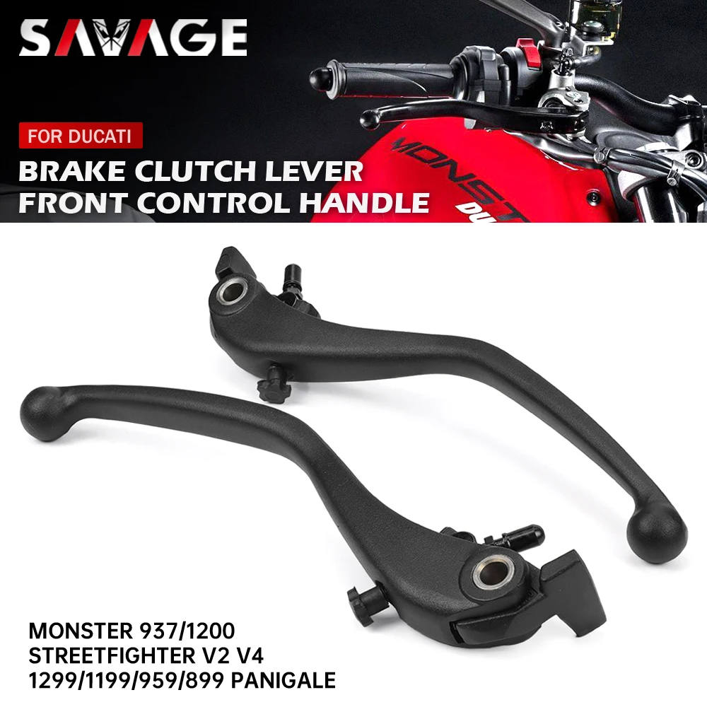 

For DUCATI Monster 937/950/1200 1199 1299 959 899 Panigale V4 Streetfighter Motorcycle Clutch Brake Lever Front Control Handles
