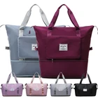 Вместительная складная сумка, сумки для путешествий, сумки для ручной клади, сумки для хранения, водонепроницаемые женские сумки на плечо, оптовая продажа