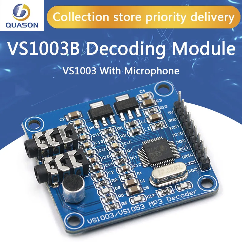 

VS1003B VS1053 MP3 Module Development Board Onboard recording Function Development Board