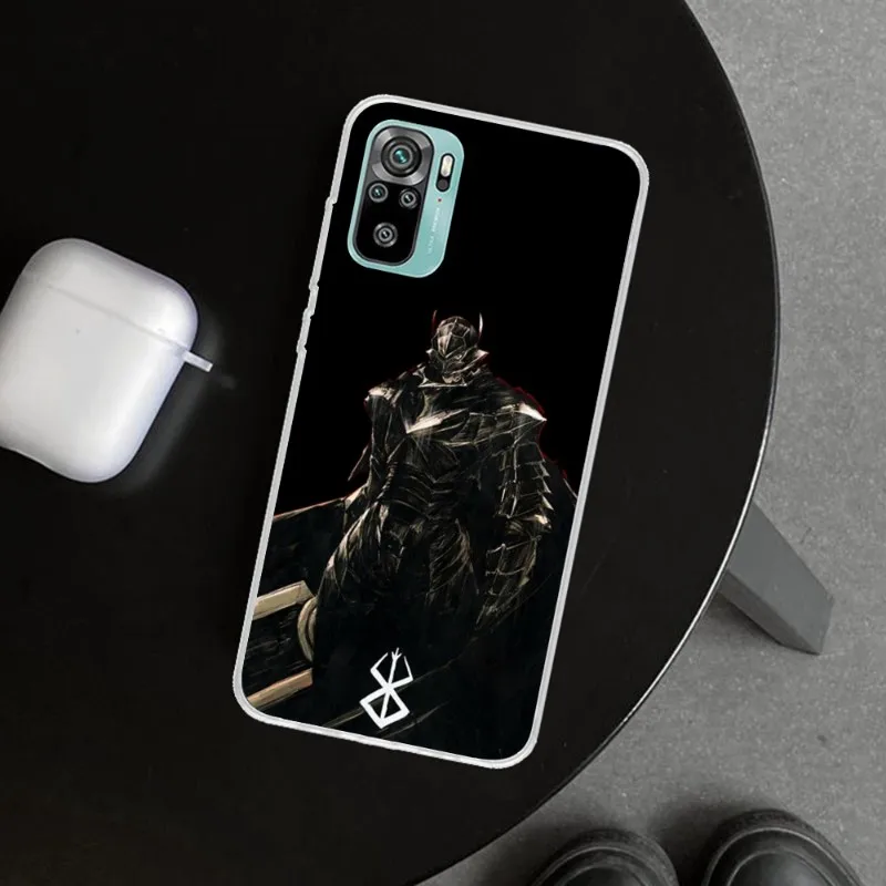 Фото Прозрачный чехол для Xiaomi 12 11T 10 9 Redmi Note 11 10S Pro 9A 8 - "Чехол Guts Berserk" Прозрачный чехол для Xiaomi 12 11T 10 9 Redmi Note 11 10S Pro 9A 8 - "Чехол Guts Berserk"