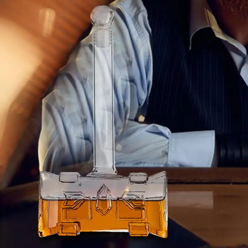 Графин для виски 400 мл молоток графин с герметичной пробкой 3D бутылка ликера