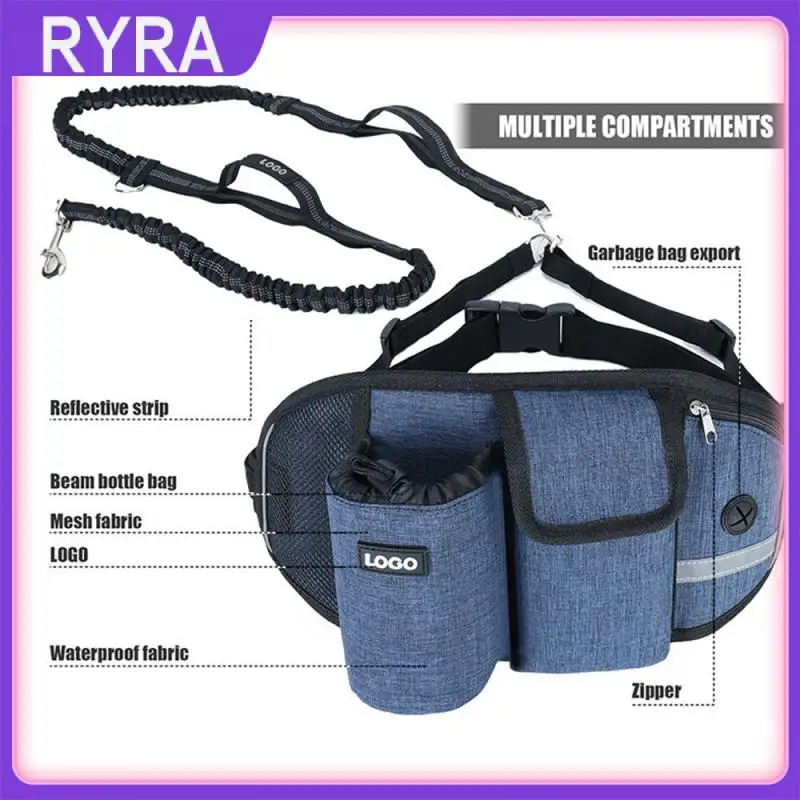 Soft And Breathable Hauling Rope High Capacity Running Waistpack Convenient Mesh Design Walking Dog Fur Set Luggage Safe