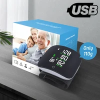 Rechargeable Digital Automatic Tonometer Medical Blood Pressure Monitor Heart Rate Sphygmomanometer Tensiometer Meter Voice