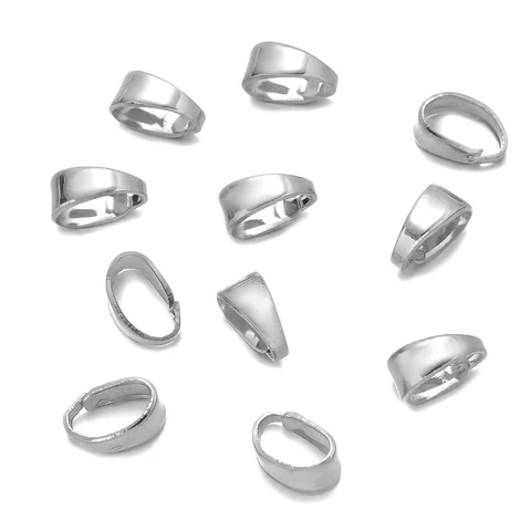 Латунные защелкивающиеся крючки с позолотой 18К, 50 шт.