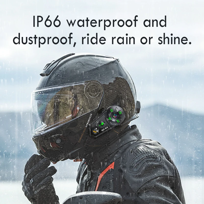 Bluetooth-наушники для мотоциклетного шлема с шумоподавлением