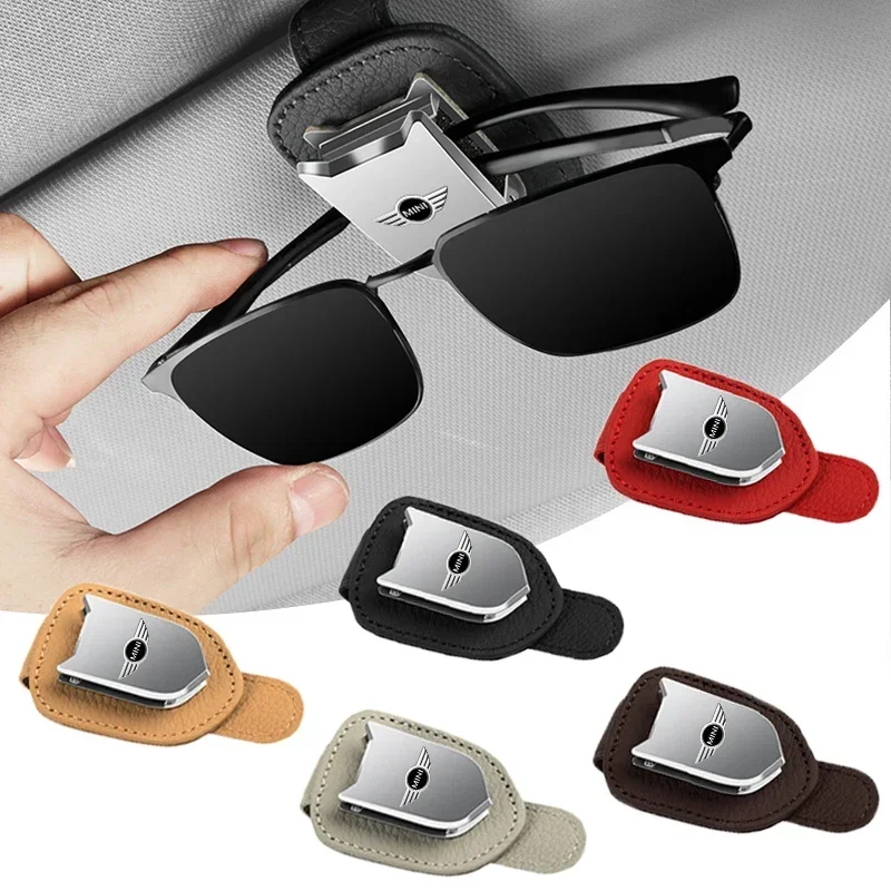 Авто солнцезащитный козырек коробка для очков солнцезащитные очки зажим карт