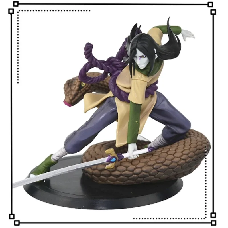 

Naruto Anime Figures Orochimaru Shippuden Desktop Ornament Cartoon Model Collection Display Gifts Toys for Boy room decoration