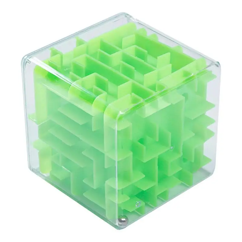 

Mini Maze Cube 3D Puzzle Maze Cube For Kids Rolling Ball Maze Gravity Mazes Game Portable Cube Maze Toy Educational Toys Birthda