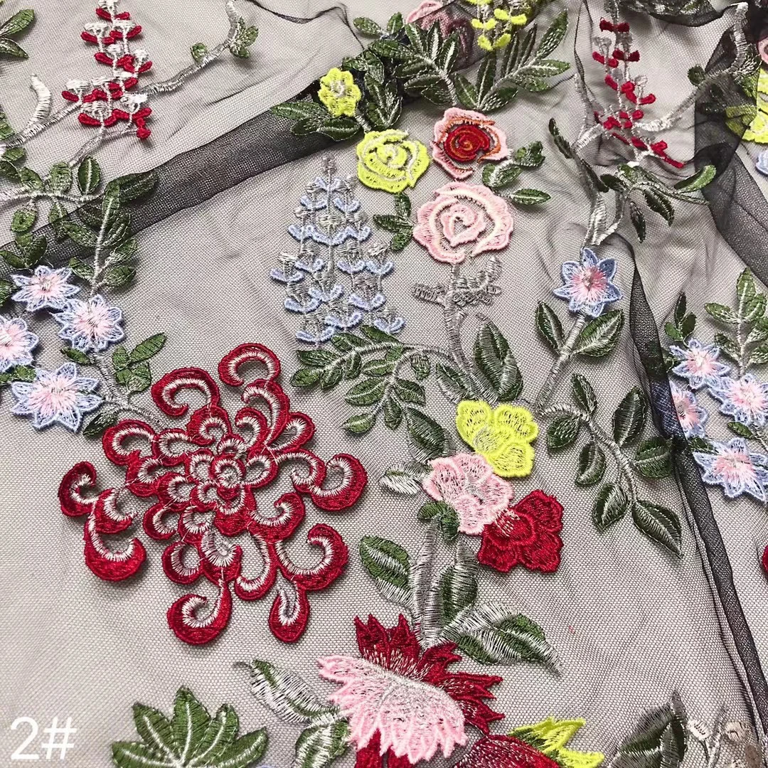 Горячая Распродажа последняя мода Африканское вышитое Сетчатое кружево с