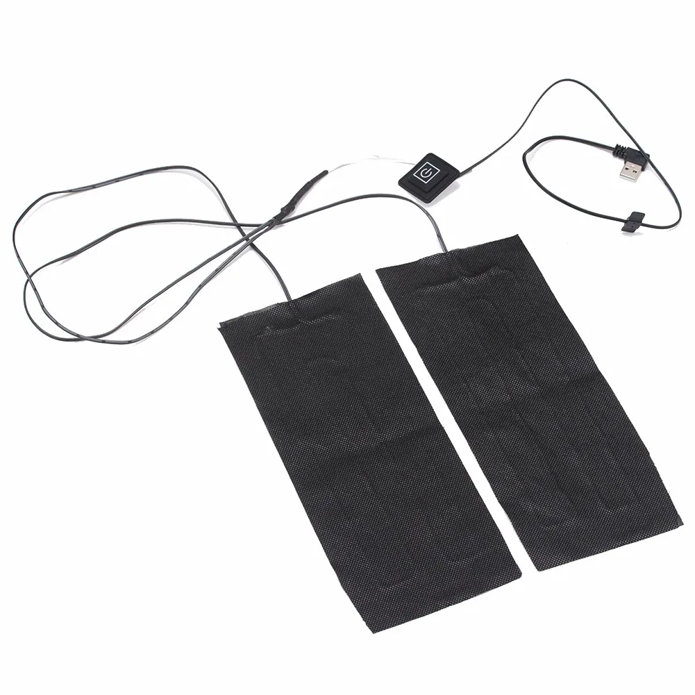 

Winter 2-in-1 Heating Pad USB Warm Paste Pads Fast-Heating Mat Electric Heated Warmer For Cloth Pants Vest Jacket Shoes Socks