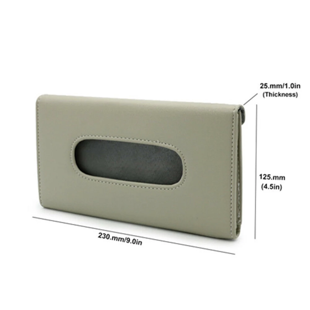 

1pcs Paper Towel PU Interior Universal On Save PU Leather The Space Quickly.Simple Car Dual-use Easy Fix From Now