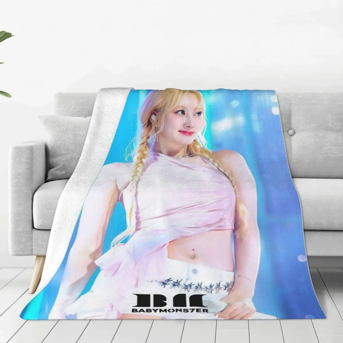 Одеяло RAMI FOREVER LIKE THAT SHEESH Babymonster покрывало на кровать одеяло пушистые мягкие одеяла