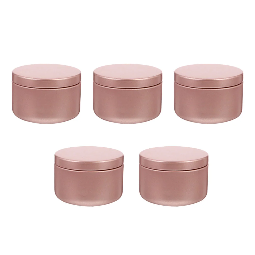 

Tin Jar Aluminum Container Box Cream Metal Makeup Tea Tins Round Containers Empty Can Balm Jars Lip Lids Cans Portable Holder