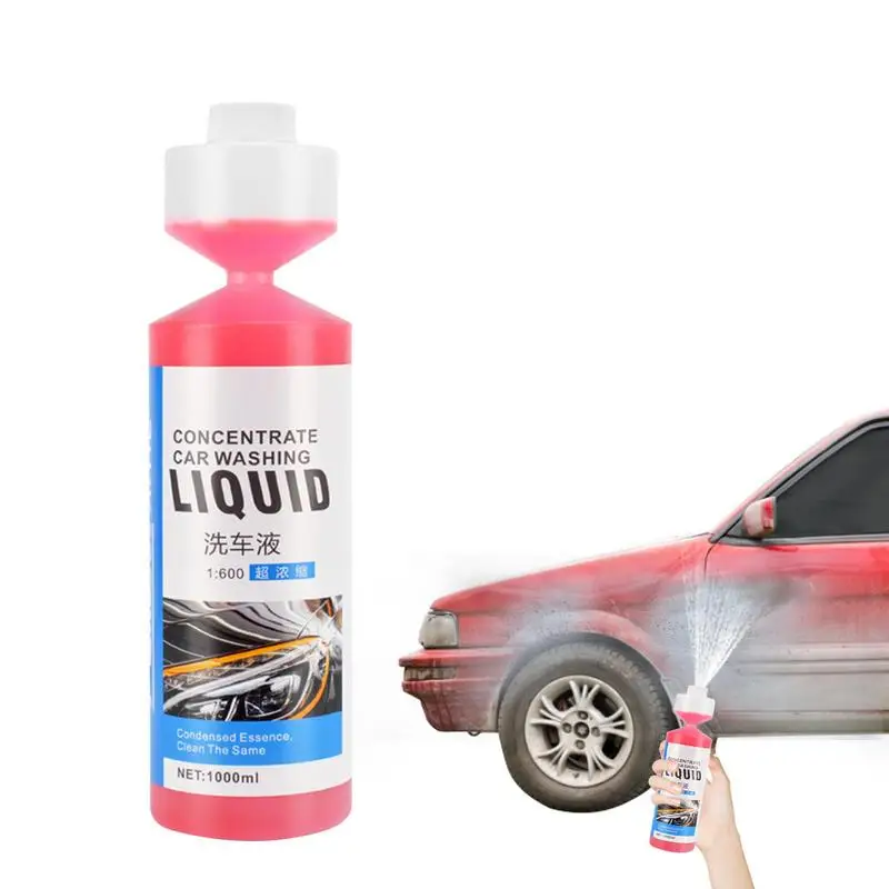 

1000ML Strong Car Washing Liquid Concentrate Foaming Soap Liquid Foam Wash Foam Cleaner Auto Exterior Care Cleaning Supplies