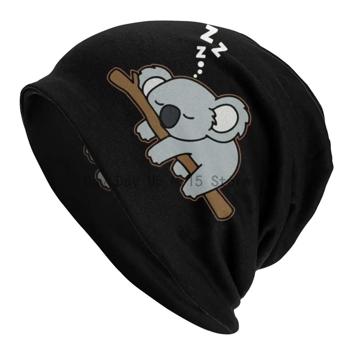 

Hip Hop Winter Warm Women Men Knit Hat Unisex Adult Cute Lazy Koala Bear Napping Skullies Beanies Caps Zoo Animal Bonnet Hats
