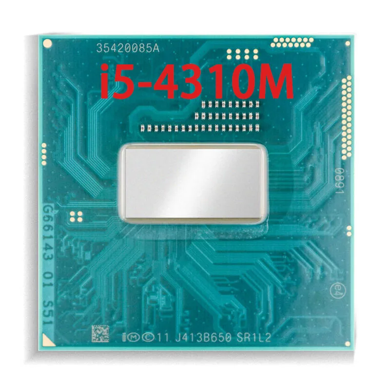 

Intel Core i5-4310M i5 4310M SR1L2 2.7 GHz Dual-Core Quad-Thread CPU Processor 3M 37W Socket G3 / rPGA946B