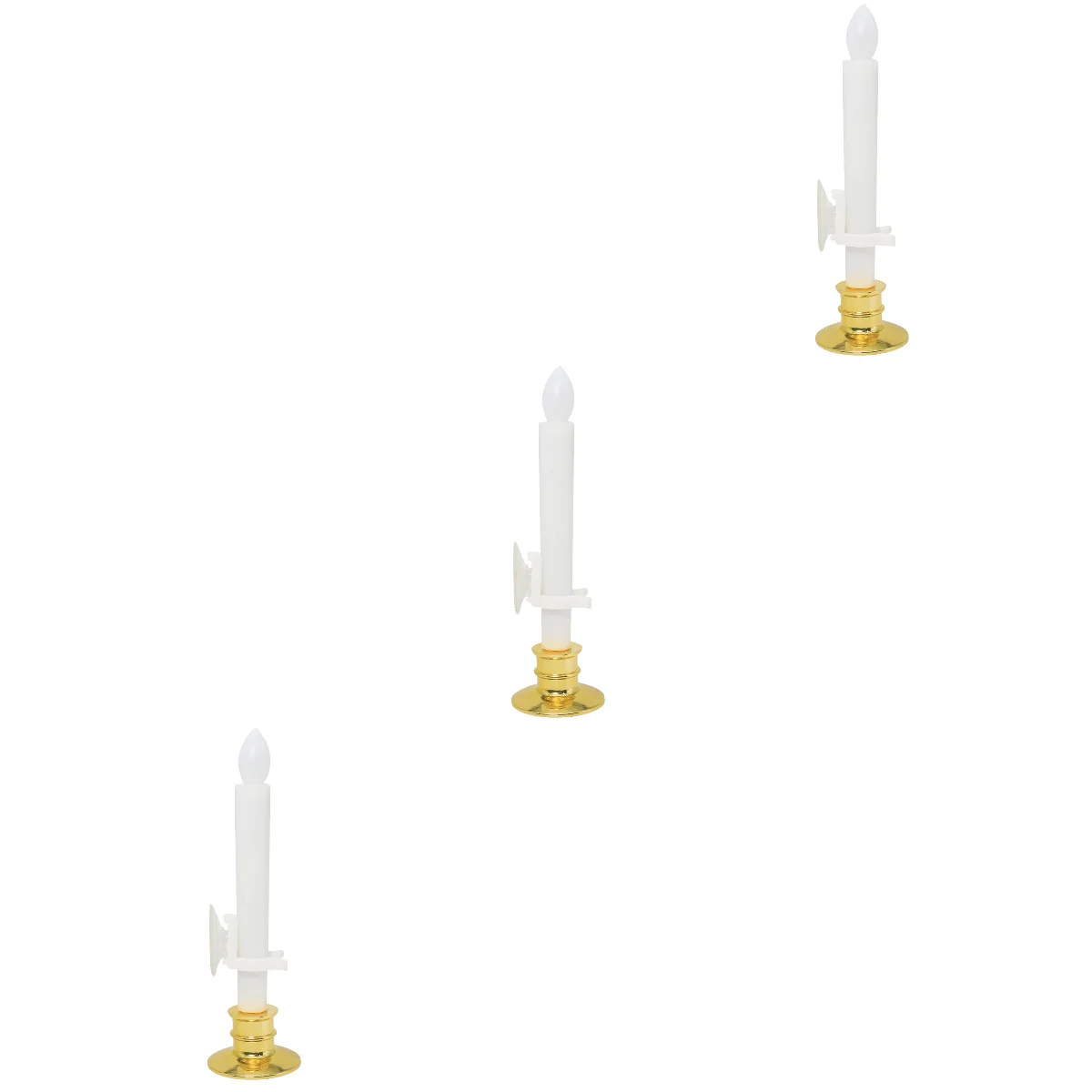 

18 pcs Delicate Wedding Indoor LED Taper Decorative LED Lights Flameless Lamps Decorative