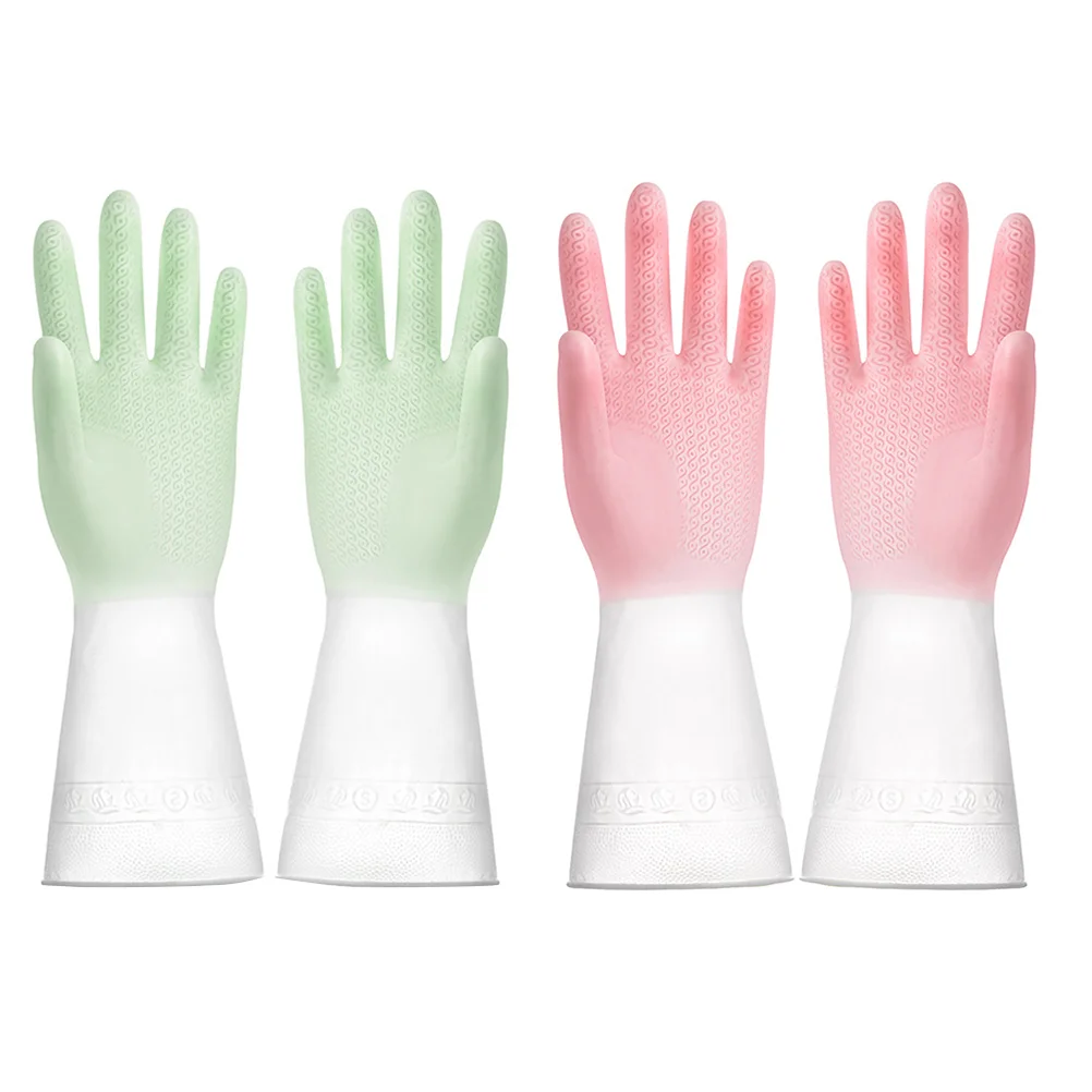 

2 Pairs of Laundy Dishwashing Hand for Cleaning Kitchen