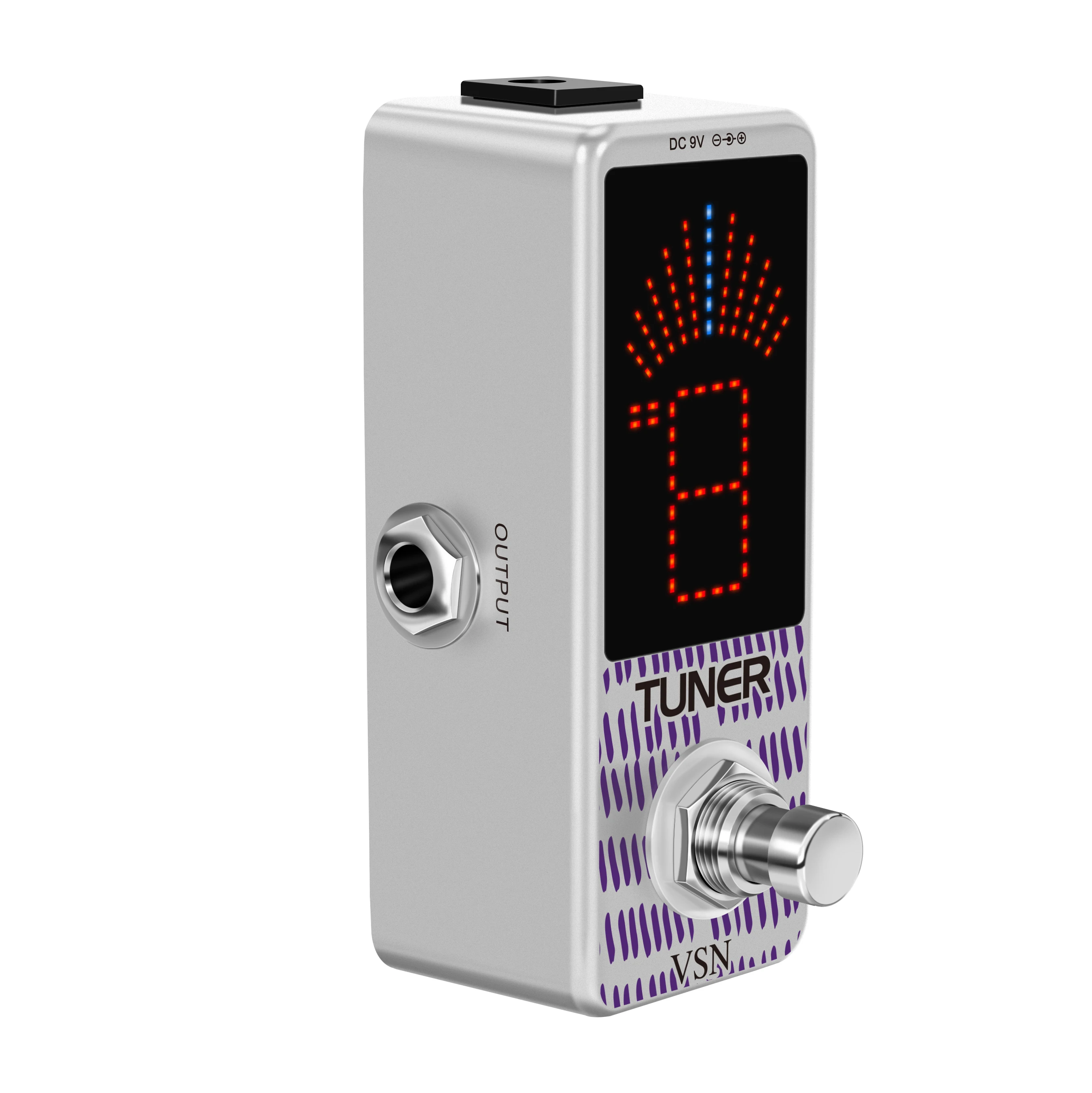 VSN LT-910 Guitar Tuner Pedal High Precision Guitar Chromatic Tuner Pedals For Electric Guitars True Bypass Full Metal Case