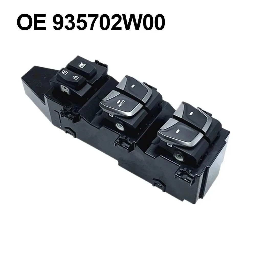 

1 PCS Black Glass Lifter Power Main Driver's Window Switch Control Panel For 2013-2015 Santa Fe 2013-2015 #935702W020