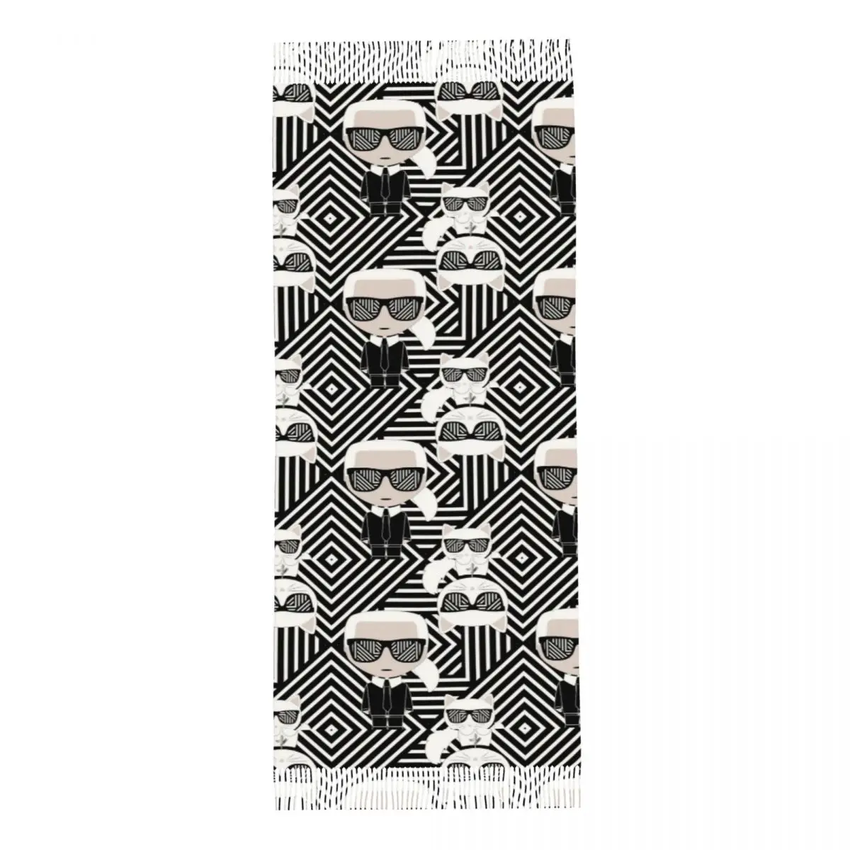 K модный шарф с надписью для женщин зимняя теплая кашемировая шаль большой