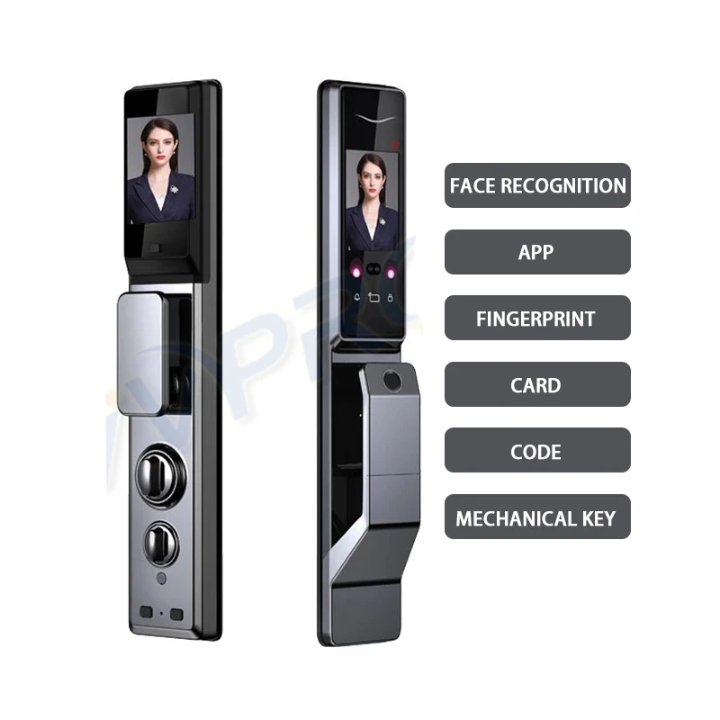 

Wi-Fi-карта с паролем, цифровое умное приложение, отпечаток пальца, биометрическое распознавание лица, дверной замок