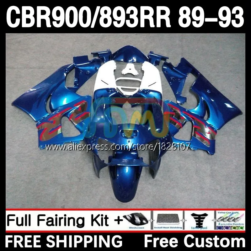 

Обтекатель для корпуса HONDA CBR 893RR CBR900RR Factory blue CBR900 CBR893 RR 30No.21 CBR893RR 89 90 91 92 93 1989 1990 1991 1992 1993