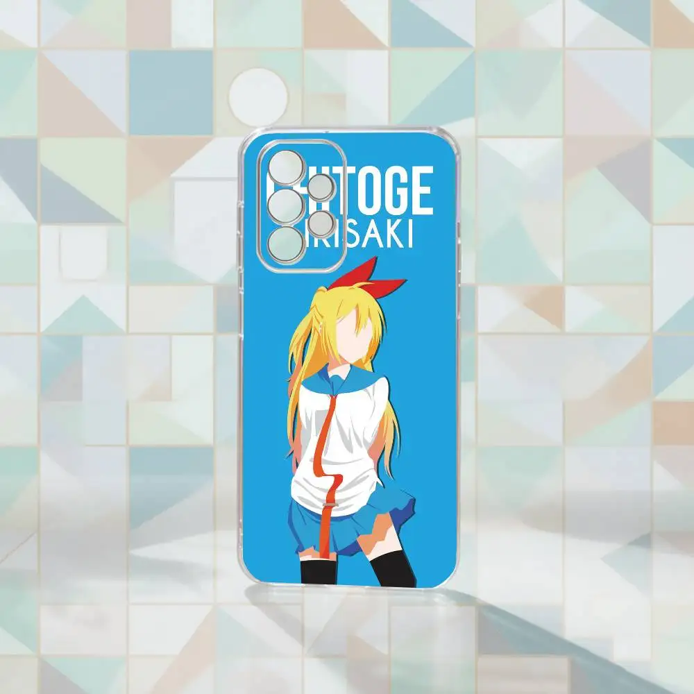 Фото Чехол для телефона Nisekoi Chitoge Kirisaki для Samsung S25, S24, S21, S22, S23, S30, Ultra, S20, Plus, Fe, прозрачный чехол №3