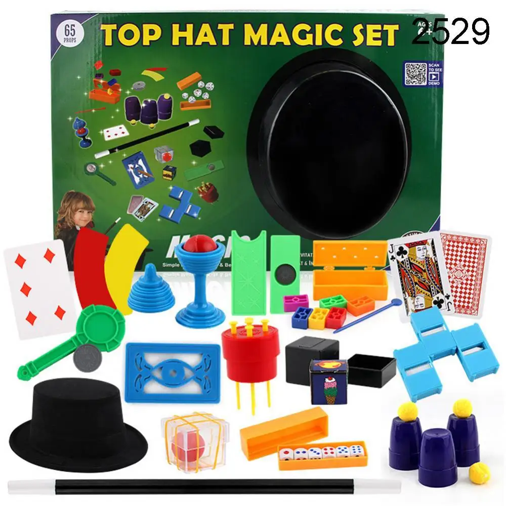 

Educational Toy 16Pcs Classic Magic Tricks Kit Children Beginners Stage Props Toy