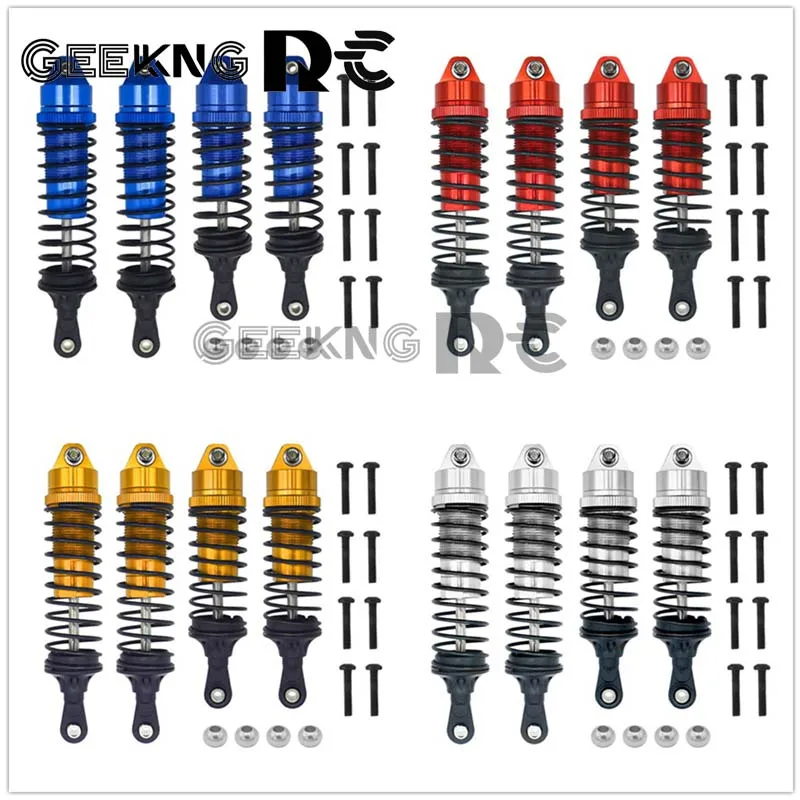 Металлический передний и задний амортизатор для Traxxas Slash 4X4 VXL 2WD Rustler Hoss Stampede 1/10