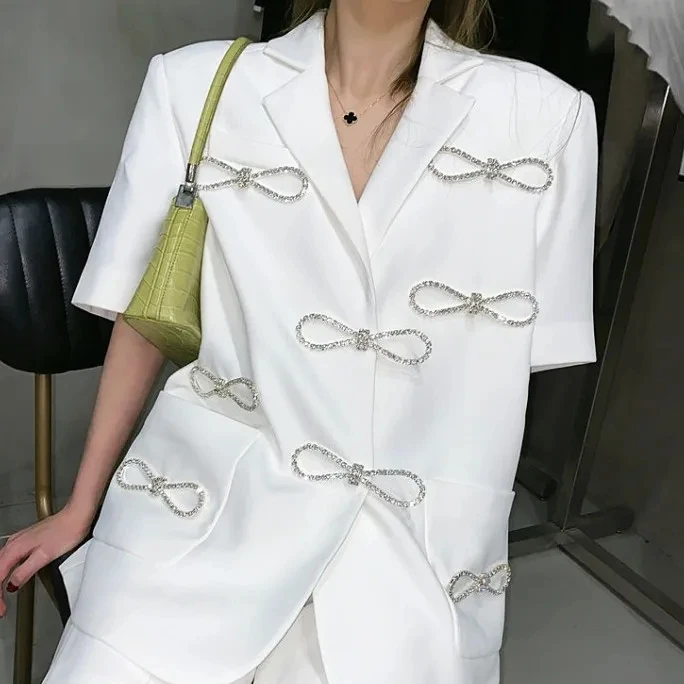 Женский костюм-двойка с шортами TSXT однотонный костюм в Корейском стиле на лето 2021