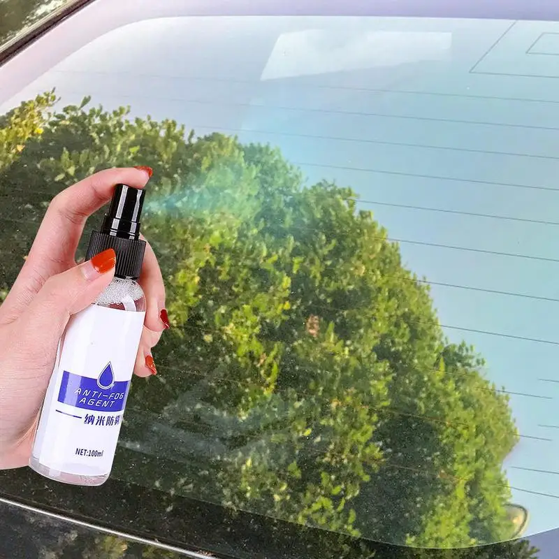 

Anti Fog For Car Windshield 100ML Super Hydrophobic Glass Cleaner Prevents Fogging On Windshield Lenses Goggles Windows Bathroom