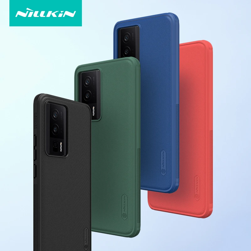 

For Xiaomi Redmi K60 K60 Pro Case Nillkin Super Frosted Shield Pro Hard Matte Back Cover with Salient Dot Design for POCO F5 Pro