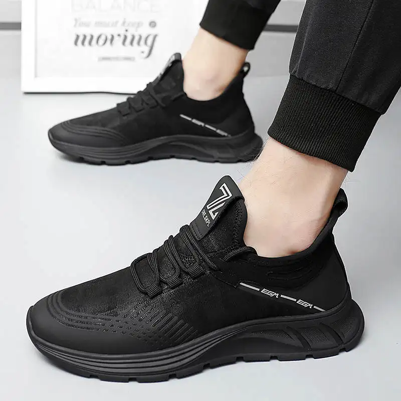 

Shies Moccasins For Men Thick Man Sneaker Luxury Brand High Quality Men Athletic Shoes Comfortable Walking Working Shoes Tennis