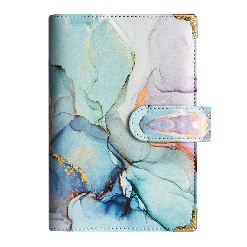 Coliky обложка для блокнота A6 фиолетовая, розовая, мраморная