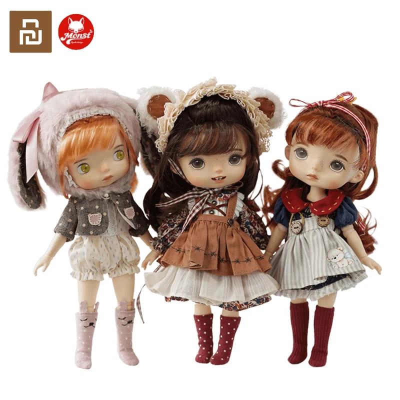 

Youpin BJD Monst Savage детские резиновые куклы, игрушки, шарнирные соединения, подвижная высота 20 сантиметров, детский подарок на день рождения, сюрприз