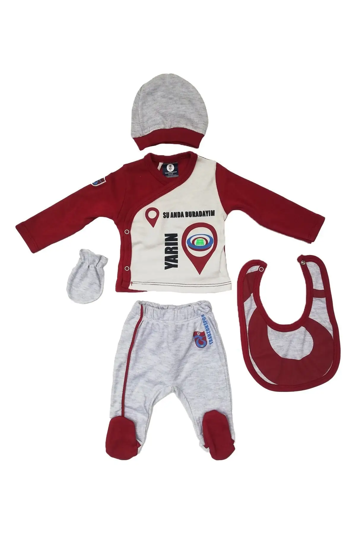 5 li Zıbın Suit Hospital Çıkışları Baby Clothing