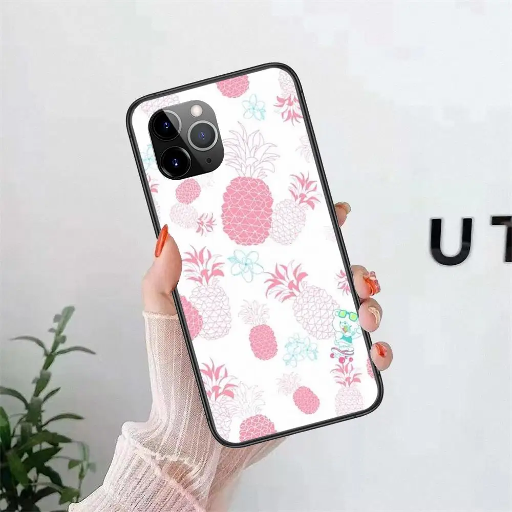 Самая крутая сумка для телефона из ТПУ любовь розовый и ананас Huawei Y5 Y5p Y6 Y6P Y6s Y7 Y7a